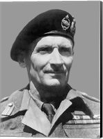 Framed Field Marshal Bernard Law Montgomery