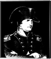 Framed Napoleon Bonaparte in uniform