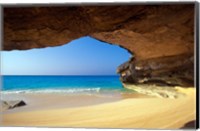 Framed Cave at French Bay, San Salvador Island, Bahamas