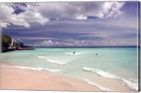 Framed View of Dover Beach, Barbados, Caribbean