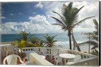 Framed View of Soup Bowl Beach, Bathsheba, Barbados, Caribbean