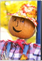 Framed WA, Chelan, Halloween holiday Scarecrow