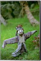 Framed Village Scarecrow, Rice Fields, near Tegallalan, Bali, Indonesia