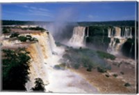 Framed Iguacu Falls, Brazil (horizontal)