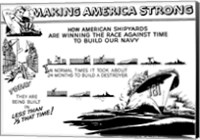 Framed Making America Strong - Shipyards
