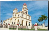 Framed Santiago, Cuba, Basilica El Cabre, Church steeple