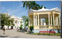 Framed Gazebo in center of downtown, Santa Clara, Cuba