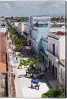 Framed Cuba, Cienfuegos, Avenida 54, pedestrian street