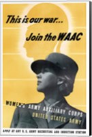 Framed This is Our War - Join the WAAC