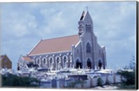 Framed Church at Jan Kok, Curacao, Caribbean