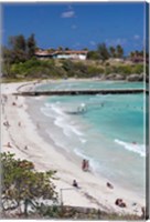 Framed Cuba, Havana, Playas del Este, Playa Jibacoa beach