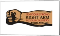 Framed Lend Your Arm - Enlist Now