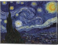 Framed Starry Night, c.1889