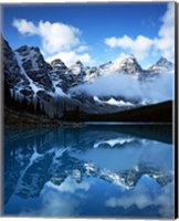 Framed Valley of Ten Peaks, Lake Moraine, Banff National Park, Alberta, Canada