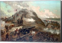 Framed Union Army's capture of Fort Fisher