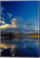 Framed Sofa Mountain in Maskinonge Lake, Alberta, Canada