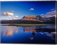 Framed Sofa Mountain in Beaver Pond, Waterton Lakes NP, Alberta