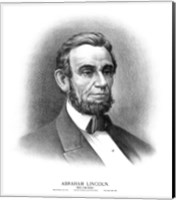Framed President Abraham Lincoln