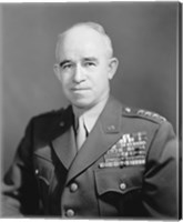 Framed General Omar Nelson Bradley (digitally restored, WWI)