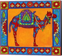 Framed Mosaic Camel