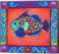 Framed Mosaic Fish