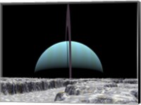 Framed Illustration of the Giant Extrasolar Planet 70 Virginis B