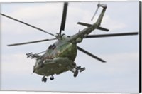 Framed Slovak Air Force Mi-17