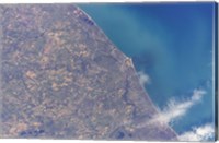 Framed Satellite view of St Joseph Area, Michigan