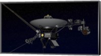 Framed Artist's Concept of One of the Twin Voyager Spacecraft