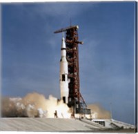 Framed Apollo 11 Space Vehicle Taking off from Kennedy Space Center