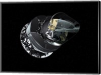 Framed Artist's Concept of the Planck Spacecraft
