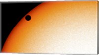 Framed Venus Transit across the Sun 2012