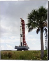 Framed Apollo 4 and its Mobile Launch Tower
