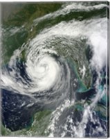 Framed Tropical Storm Isaac Moving through the Gulf of Mexico