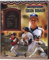 Framed Craig Biggio MLB Hall of Fame Legends Composite