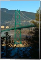 Framed British Columbia, Vancouver, Lion's Gate Bridge