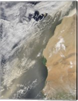 Framed Dust Storm off West Africa