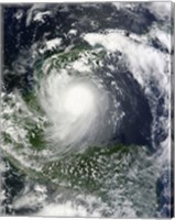 Framed Tropical Storm Karl over the Yucatan Peninsula