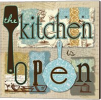 Framed Kitchen is Open
