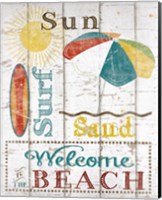 Framed Sun, Surf & Sand