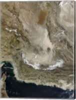 Framed Dust Storm in Iran