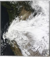 Framed Dust Storm in Eastern Washington, USA