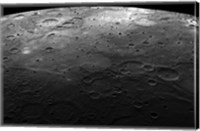 Framed Large Craters on the Planet Mercury