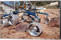 Framed Scarecrow, a Mobility-Testing Model for Mars Science Laboratory