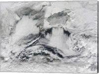 Framed Cloud Formation Over the Black Sea