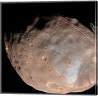 Framed Mars Moon Phobos