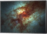 Framed Super Star Clusters in Dust-Enshrouded Galaxy
