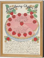 Framed Strawberry Chiffon Pie