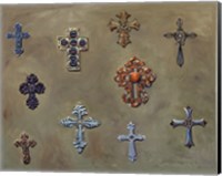 Framed Wall of Crosses