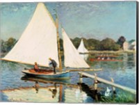 Framed Sailing at Argenteuil, c.1874